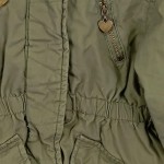 Vorschaubild 5 von Parka Kinder Gr. 98 Oliv Baumwolle Uni Outdoor Polyester