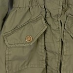 Vorschaubild 6 von Parka Kinder Gr. 98 Oliv Baumwolle Uni Outdoor Polyester