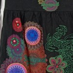 Vorschaubild 7 von Damen Sommerkleid L Bohemian Mehrfarbig Drachenmotiv