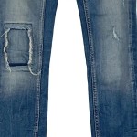 Vorschaubild 7 von Ripped Jeans Damen Gr. W25/34/XS Blau Baumwolle Uni Streetwear L32