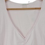 Vorschaubild 4 von Skin to T-Shirt Damen Rosa Gr. 44/XXL Baumwolle Uni Casual Kurzarm Freizeit