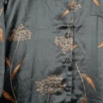 Vorschaubild 7 von Damen Nachthemd Gr. 36/38 Grau Klassisch Blumenmuster Langarm