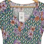 Vorschaubild 4 von Damen Sommerkleid Gr. 36 Blumenmuster Mehrfarbig Casual