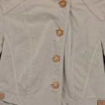 Vorschaubild 6 von Übergangsmantel Damen Gr. 34 Beige Elegant Trenchcoat Optik