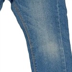 Vorschaubild 5 von Jeans Regular Fit Kinder Gr. 140 Blau Baumwolle Uni Casual Logo Knopf