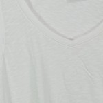 Vorschaubild 7 von Damen Top Shirt Weiß Baumwolle V-Ausschnitt Gr. 42;XL Casual