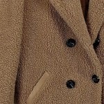 Vorschaubild 7 von Damen Teddy Mantel Übergangsmantel Beige Gr. 36/S Kuschelig