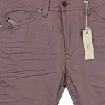 Vorschaubild 2 von Stoffhose Herren Braun Gr. W31/48/M Baumwolle Uni Casual Freizeit Logo