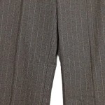 Vorschaubild 5 von Nadelstreifen Stoffhose Damen Gr. 38 Braun Business Anzughose Klassisch