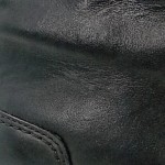 Vorschaubild 6 von Damen Stiefelette Schwarz Leder Plateau Gr. 39 Ankle Boots