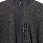 Vorschaubild 6 von Fleecejacke Damen Gr. 42/XL Schwarz Polyester Uni Casual Langarm