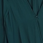 Vorschaubild 4 von Bluse Langarm Grün Raffungen Gr. 38 M Damen