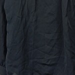Vorschaubild 5 von Bluse Damen Langarm Schwarz Falten Uni Casual Gr. 38 M