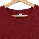 Vorschaubild 3 von Pullover Langarm Rippstrick Rot Damen Gr. 36 S