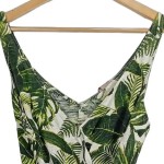 Vorschaubild 4 von Blumenmuster Sommerkleid Midikleid Träger Grün Gr. 42 XL