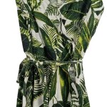 Vorschaubild 5 von Blumenmuster Sommerkleid Midikleid Träger Grün Gr. 42 XL
