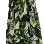 Vorschaubild 6 von Blumenmuster Sommerkleid Midikleid Träger Grün Gr. 42 XL