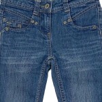 Vorschaubild 4 von Jeans Regular Fit Kinder Blau Gr. 140 Baumwolle Uni Casual Alltag