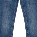 Vorschaubild 5 von Jeans Regular Fit Kinder Blau Gr. 140 Baumwolle Uni Casual Alltag