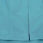 Vorschaubild 6 von Kostüm Damen Türkis Gr. 36/S Polyester Uni Elegant Langarm
