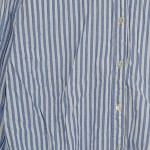 Vorschaubild 5 von Hemdbluse Damen Oversized Baumwolle Gestreift Blau Langarm Gr. 34 XS
