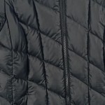 Vorschaubild 4 von Steppjacke Damen Schwarz Gr. 36/S Polyester Uni Outdoor Langarm