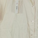 Vorschaubild 5 von Hemdbluse Damen Beige Gr. 36/S Baumwolle Uni Klassisch Kurzarm Alltag