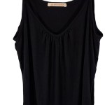 Vorschaubild 3 von Sommerkleid Damen Schwarz Gr. 36/S Viskose Uni Basic Freizeit Träger