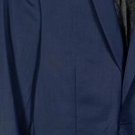 Vorschaubild 5 von Sakko Herren Blau Gr. 46/S Uni Business Langarm Knopfleiste Schurwolle