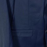 Vorschaubild 6 von Sakko Herren Blau Gr. 46/S Uni Business Langarm Knopfleiste Schurwolle