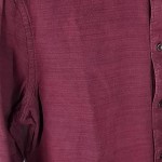 Vorschaubild 6 von Freizeithemd Herren Rot Gr. 52/L Baumwolle Meliert Casual Langarm