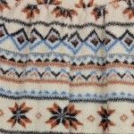 Vorschaubild 2 von Jogginghose Damen Beige Gr. 38/M Polyester Ethno Komfortabel 37 cm