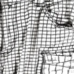 Vorschaubild 6 von Cargohose Herren Weiß Gr. W31/48/M Baumwolle Kariert Freizeit