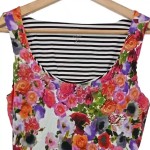 Vorschaubild 2 von Sommerkleid Damen Mehrfarbig Gr. 36/S Viskose Blumenmuster Farbenfroh
