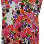 Vorschaubild 3 von Sommerkleid Damen Mehrfarbig Gr. 36/S Viskose Blumenmuster Farbenfroh