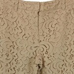 Vorschaubild 4 von Damen Anzughose Spitze Beige Gr. 34 XS Elegant Festlich