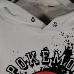 Vorschaubild 2 von Kapuzenpullover Kinder Weiß Gr. 152 Baumwolle Logo-Print Streetwear Langarm