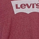 Vorschaubild 5 von Herren T-Shirt Logo Print Rot Meliert Gr. XS Casual