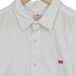 Vorschaubild 4 von Battery Shirt Hemd Herren Gr. L Weiß Slim Fit Baumwolle