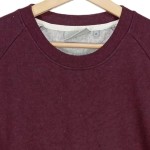 Vorschaubild 2 von Sweatshirt Herren Rot Gr. 54/XL Baumwolle Meliert Casual Langarm Logo