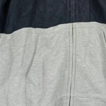 Vorschaubild 5 von Sweatjacke Hoodie Herren Gr. L Kapuze Reißverschluss Grau Schwarz