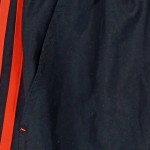 Vorschaubild 3 von Badeshorts Herren Schwarz Gr. 46/S Polyester Streifen Sportlich Logo