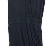 Vorschaubild 5 von Cocktailkleid Damen Schwarz Gr. 36/S Viskose Uni Elegant Ärmellos Party