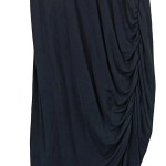 Vorschaubild 6 von Cocktailkleid Damen Schwarz Gr. 36/S Viskose Uni Elegant Ärmellos Party