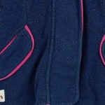 Vorschaubild 7 von Fleecejacke Kinder Gr. 116 Blau Kapuze Uni Freizeit Polyester