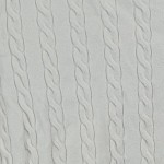 Vorschaubild 5 von Pullover Damen Weiß Gr. 36/S Baumwolle Zopfstrickmuster Klassisch Kurzarm