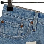 Vorschaubild 4 von 501 Jeans Shorts Damen W27 Blau Cut-Off Fransen High Waist