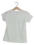 Vorschaubild 2 von T-Shirt Kinder Weiß Gr. 122 Baumwolle Tiermotive Casual Kurzarm Freizeit
