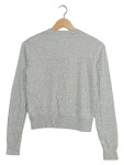 Vorschaubild 2 von Damen Strickjacke Cardigan Grau Meliert Gr. 36 S Feinstrick Knopfleiste