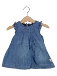 Vorschaubild 1 von Jeanskleid Kleid Baumwolle Applikation Blau Mädchen Gr. 68